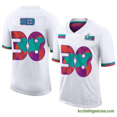 Mens Kansas City Chiefs Ljarius Sneed White Game Super Bowl Lvii Kcc216 Jersey C2273
